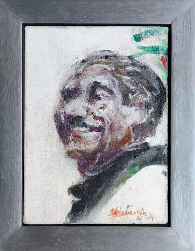 Shahabuddin Ahmed Untitled Oil on Canvas 13 x 9.5 inches 2024