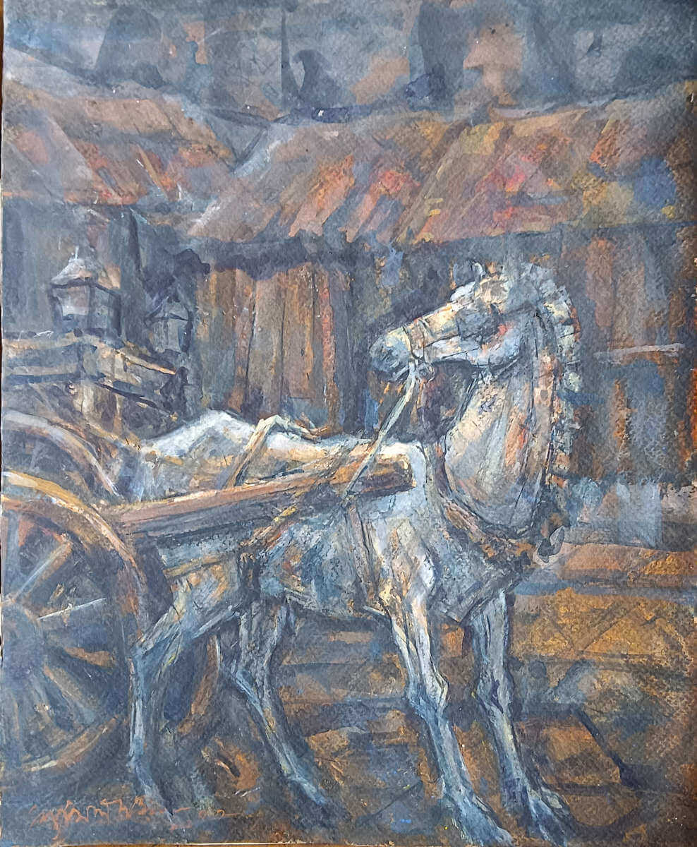 Shyamal Dutta Ray, Water Colour on Paper, 13.5 x 10.2 Inches, 2003