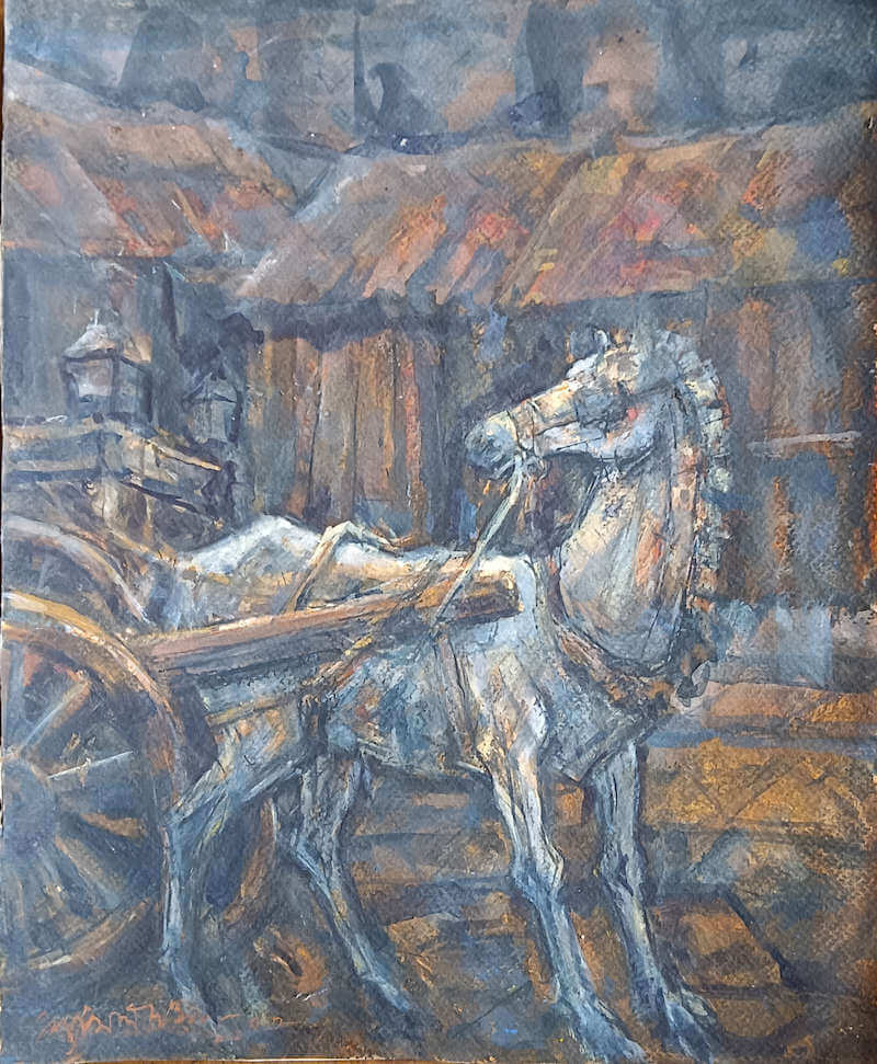 Shyamal Dutta Ray, Water Colour on Paper, 13.5 x 10.2 Inches, 2003