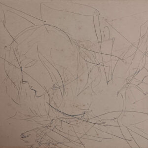 Somnath Hore, Untitled, Pen & Ink on Paper, 7.1 x 10.2 Inches, 1992