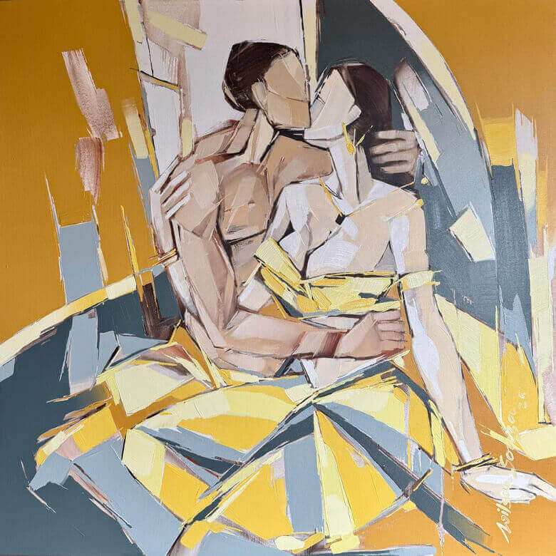 Wilson D' Souza Untitled Oil on Canvas 48 x 48 inches 2025