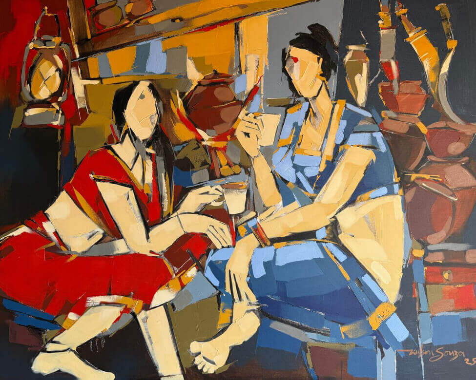 Wilson D' Souza Untitled Oil on Canvas 60 x 48 inches 2025