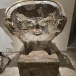 The Embodied Durga | Brass | H 44 x W 40 x D 22 inches | Base : H 18 x L 30 x B 30 inches