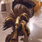 Flower - Fruit - Fight | Brass | H 75 x W 31 x D 27 inches | 2025