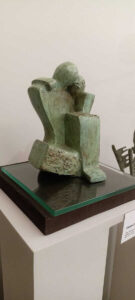 Melting moment | Bronze | H 10 x W 9 x D 8 inches