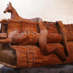 Sojourn | Wood (Mahogany) | H 15 x W 31 x D 13 inches | 2025