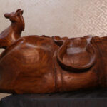 The Prodigal Son | Wood (Teak) | H 16 x W 29 x D 13 inches | 2025