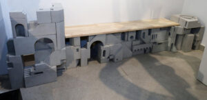 Recast - Bench | Concrete (Cast) | H 31 x W 104 x D 19 inches