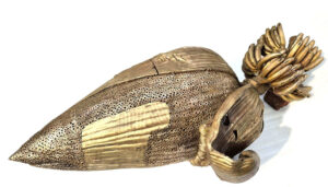Flower - Fruit - Fight | Brass | H 75 x W 31 x D 27 inches | 2025