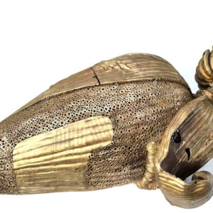 Flower - Fruit - Fight | Brass | H 75 x W 31 x D 27 inches | 2025