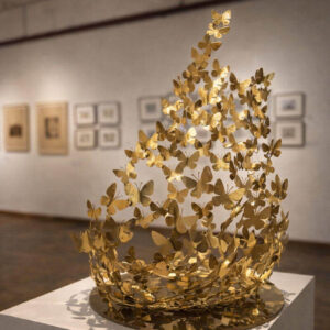 Aerial Symphony | Copper and Brass | 34 x 22 inches