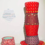 The Vertical Bazaar | Textile | H 77 x W 24 x D 24 inches