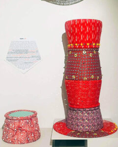The Vertical Bazaar | Textile | H 77 x W 24 x D 24 inches