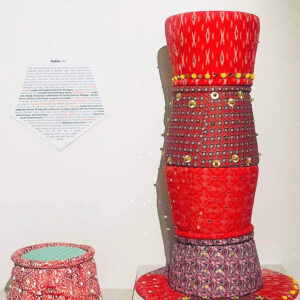The Vertical Bazaar | Textile | H 77 x W 24 x D 24 inches