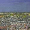 Subha Basu So far from green Tempera & Charcoal on rice Paper & Canvas 48 x 36 inches