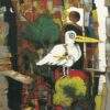 Ashoke Mullick Birds Nest Acrylic on Canvas 24 x 18 inches 2022