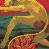 Ashoke Mullick From Ramayana Acrylic on Canvas 40 x 28 inches