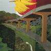 Ashoke Mullick Over Bridge Acrylic on Canvas 42 x 36 inches 2024
