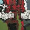 Ashoke Mullick Pitrified City Acrylic on Canvas 20 x 30 inches 2024