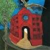 Ashoke Mullick Red House Acrylic on Canvas 18 x 18 inches 2025