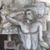 Bijan Choudhury Untitled Mixed Media on Canvas 42 x 48 inches 2008