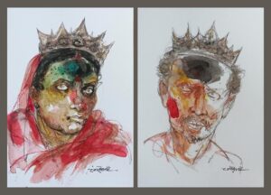 Untitled, Figurative (Set of 2 works)