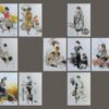 Gouranga Beshai Untitled Watercolour on Paper 11.75 x 8.25 inches Set of 14 Works