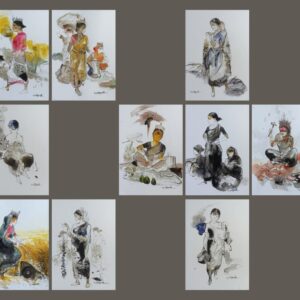 Untitled, Figurative (Set of 14 works)