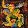 Jayasri Burman Watercolour on Shikishi Board 6 x 6 inches 2025 (2) - Copy
