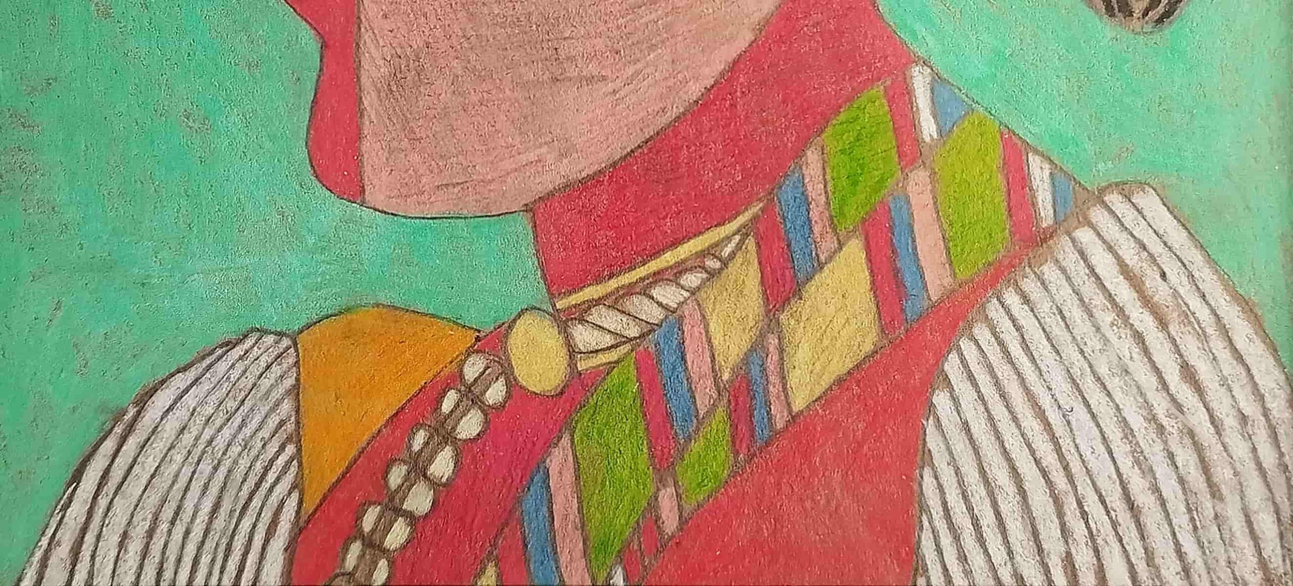 K. Laxma Goud Untitled Mixed Media on Paper 8 x 8 inches