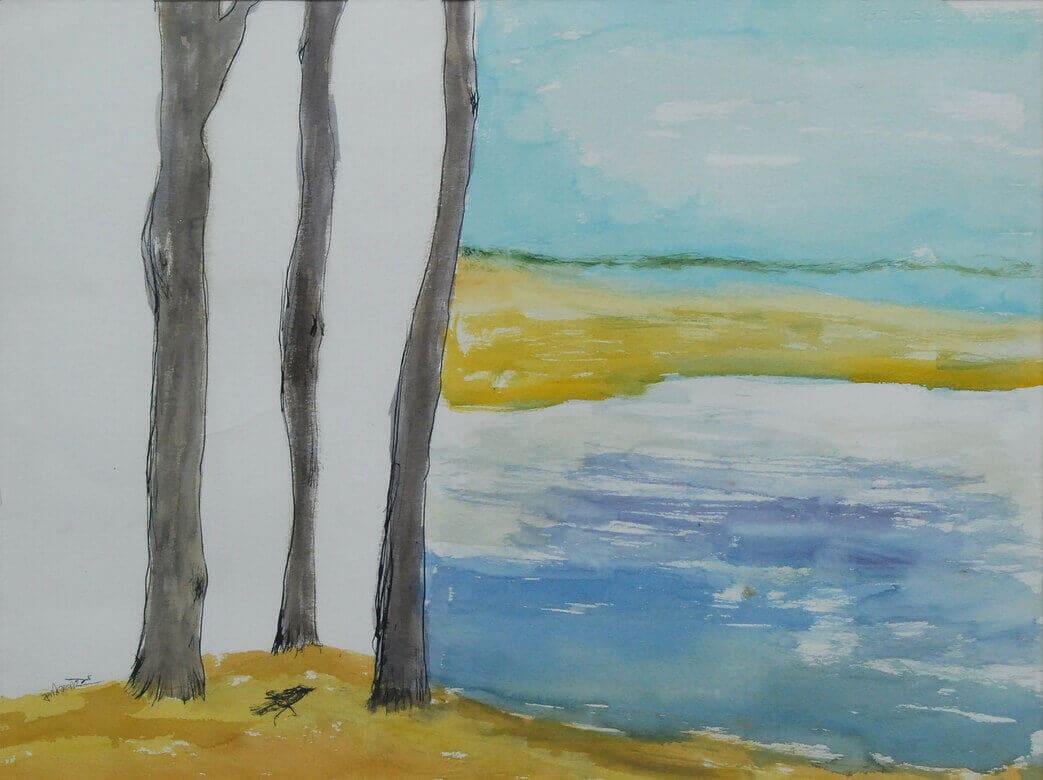 Kartick Chandra Pyne Untitled Watercolour on Thick Imported Paper 30 x 22.5 inches