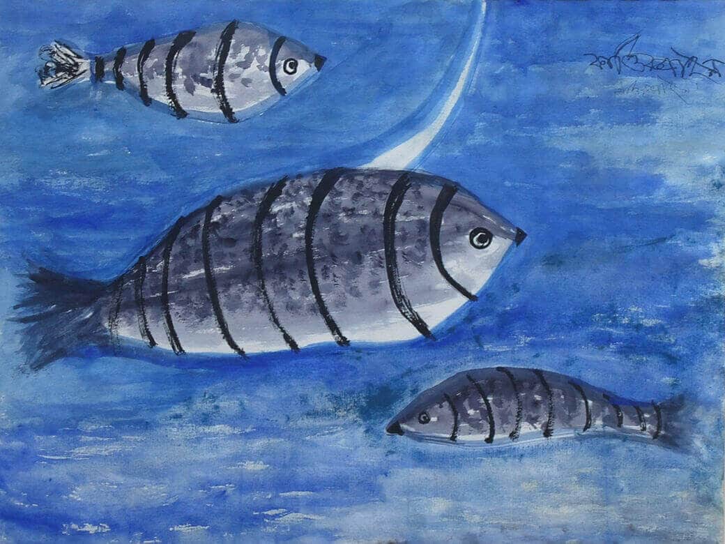 Kartick Chandra Pyne Untitled Watercolour on Thick Imported Paper 30 x 22.5 inches