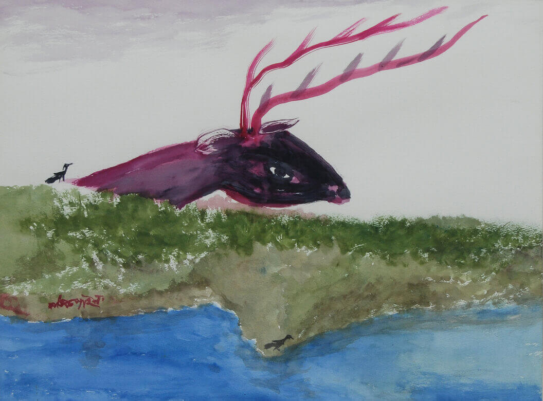 Kartick Chandra Pyne Untitled Watercolour on Thick Imported Paper 30 x 22.5 inches