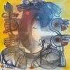 Ramananda Bandyopadhyay, Untitled, Mixed Media on Paper, 10.5 x 11 Inches