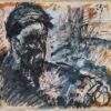 Reba Hore Untitled Mixed media on Paper 12 x 14.5 inches 1992
