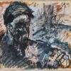 Reba Hore Untitled Mixed media on Paper 12 x 14.5 inches 1992