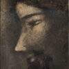 Suhas Roy Christ Dry Pastel on Paper 13 x 12 inches