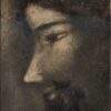 Suhas Roy Christ Dry Pastel on Paper 13 x 12 inches