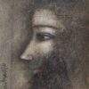 Suhas Roy Christ Dry Pastel on Paper 13 x 12 inches