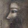 Suhas Roy Christ Dry Pastel on Paper 13 x 12 inches