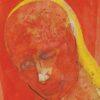 Sunil Das Head Mixed Media on Board 15.25 x 19.25 inches 2002