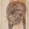 Sunil Das Head Mixed Media on Board 15x20 inches 2002
