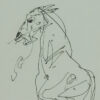 Sunil Das Horse Ink on Paper 9.5 x 7 inches 2012