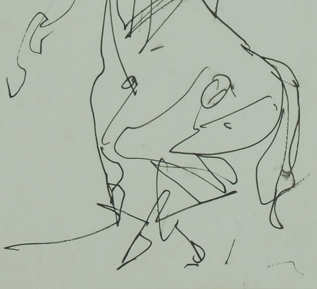 Sunil Das Horse Ink on Paper 9.5 x 7 inches 2012
