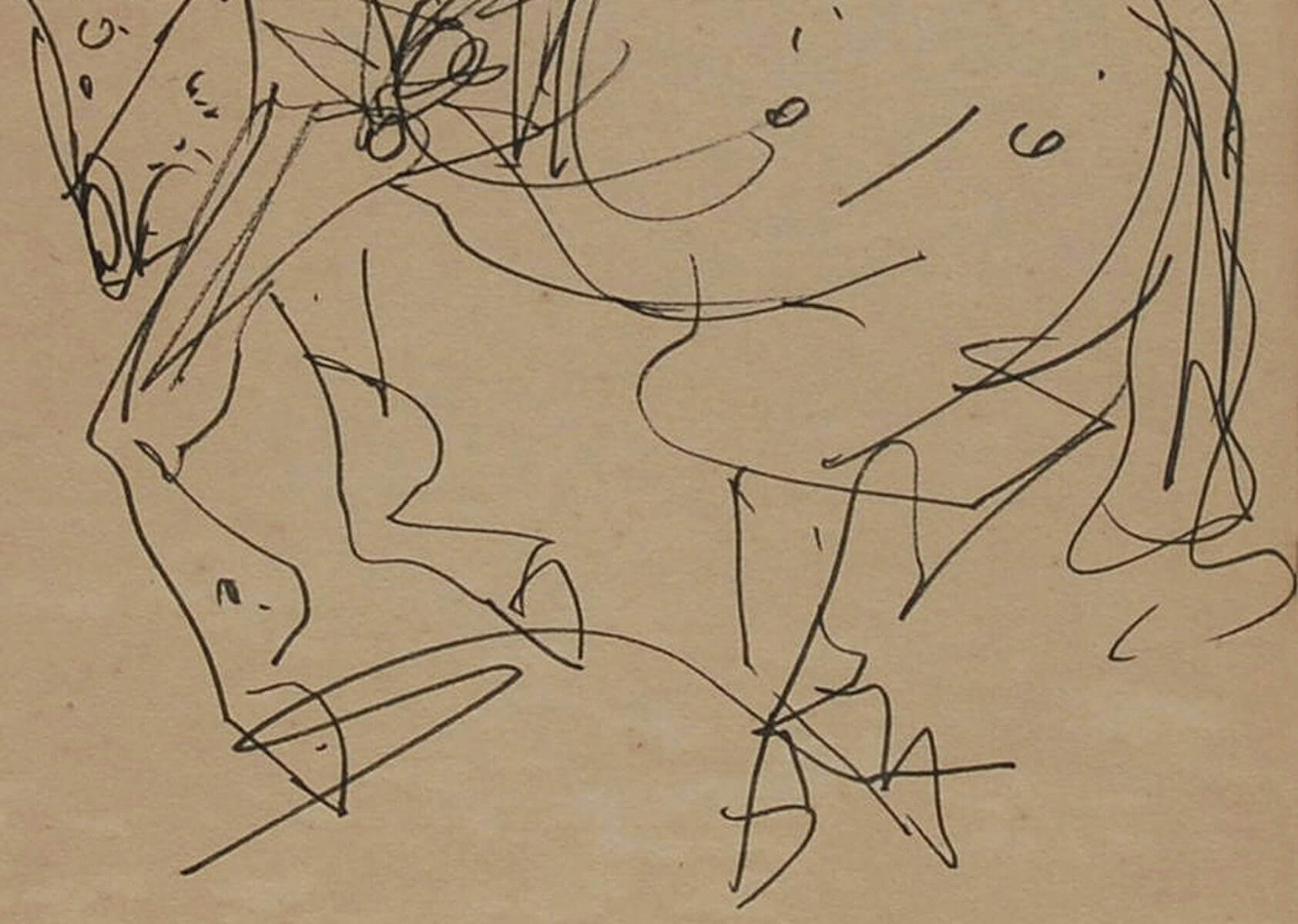 Sunil Das Horse Ink on Paper 9.5 x 7 inches 2012