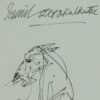 Sunil Das Horse Ink on Paper 9.5 x 7 inches 2012