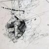 Sunil Das, Pen and Ink on paper, 22 x 13.5 inches, 1983
