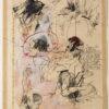 Sunil Das Untitled Coloured Ink Watercolour & Acrylic on Graph Paper 18 x 12 inches 1992