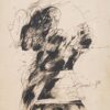 Sunil Das Untitled Ink on Paper 14 x 11 inches 1980