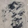 Sunil Das Untitled Jottings Pen & Ink on Graph Paper 18 x 14 inches